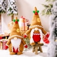 thumbnail image 6 of 1Pack Christmas Gnomes Plush Santa Doll, Christmas Dwarf Elf Figurines Xmas Ornaments Tabletop Decoration for Holiday Festival Supplies Plush Doll Gift, 6 of 9