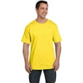 thumbnail image 2 of Hanes Beefy-T Men`s Pocket T-Shirt, XL, Yellow, 2 of 7