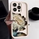 thumbnail image 3 of Funda de teléfono mate con flores para iPhone, funda a prueba de golpes para iPhone 11, 13, 15 Pro, 14, 16 Pro Max, 12, 13, 7, 8 Plus, SE 2020, XR, XS Max, X, 3 of 5