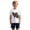 AB743 White, variant on Bainana Girls T Shirts Rugby Print Short Sleeve Tops Big Kids Breathable Summer Tshirts
