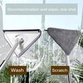thumbnail image 4 of Acero, Fregona De Limpieza Triangular, Limpiador De Vidrio Retráctil, Fregona Triangular Giratoria De 360 Grados, Raspador Triangular De Ventana, Limpieza De Ventanas, Poste Telescópico 2 Tubos matsuzay HA027374-01, 4 of 6