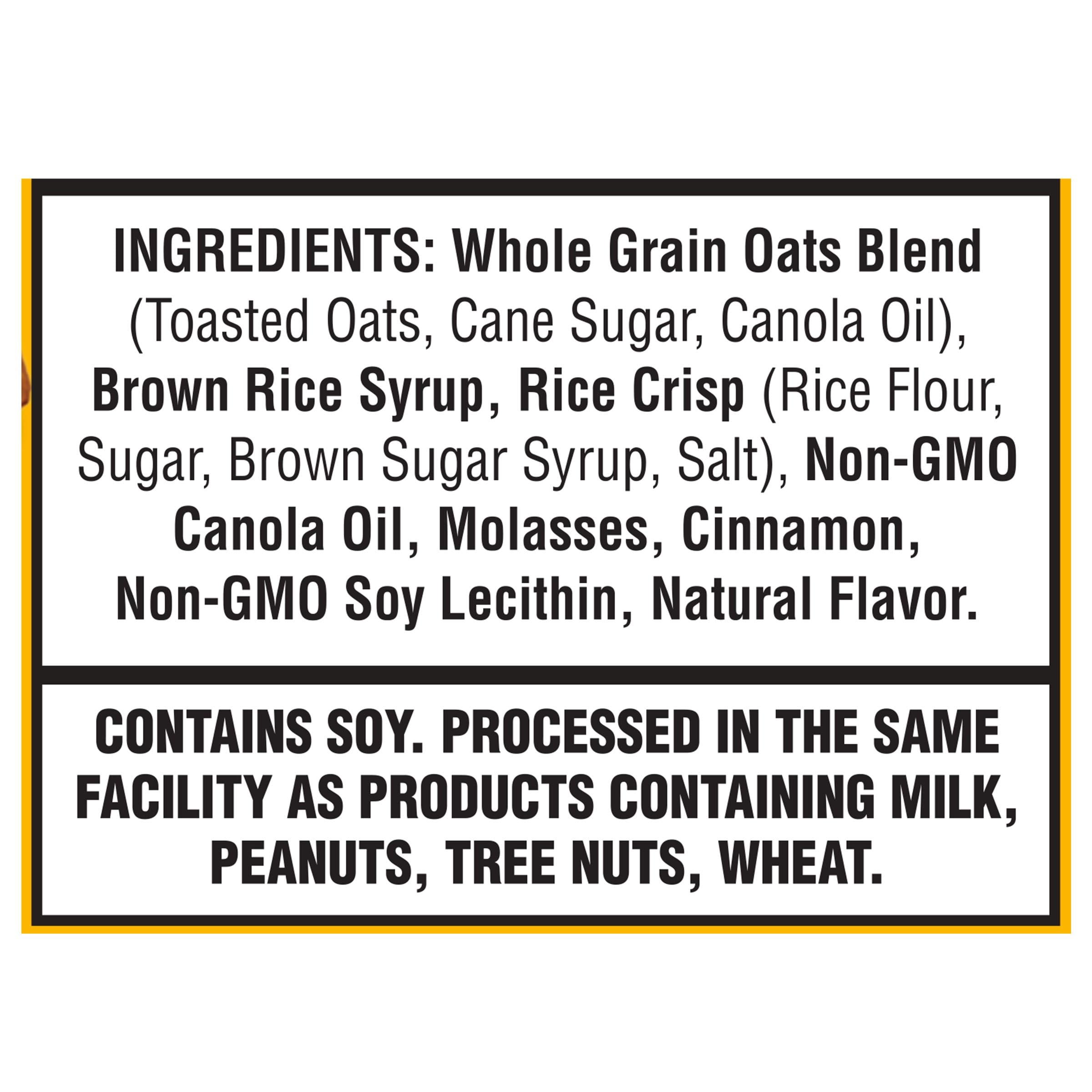 Junkless Chewy Cinnamon Roll Granola Snack Bars, 8 Count, 1.1 oz