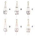 thumbnail image 5 of 1 Pack Beaded Plant Hanger Indoor - Macrame Hanging Planters for Plants Holder, Tassels with Wooden Beads Boho Farmhouse Rustic Home Decor(Pink), 5 of 5