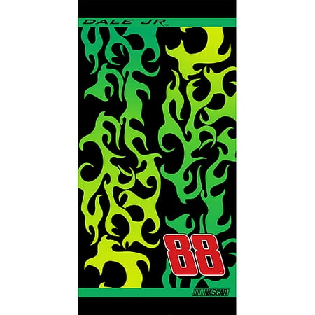 Flame Track Dale Jr. Beach Towel