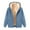 Blue, variant on Besolor Fleece Lined Jacket for Women Casual Zip up Hoodies Warm Sweatshirt Thick Winter Coat with Pockets