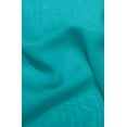 thumbnail image 3 of Window Treatment Kitchen Curtain 3 pieces Teal Color Luxury Sheer Voile Rod Pocket Light filtering 2 Tier panels and Matching Swag Valance for Kitchen Bathroom Décor k66, 3 of 5