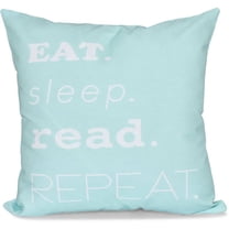 Simply Daisy 16" x 16" My Mantra Word Print Pillow
