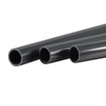 thumbnail image 1 of Unique Bargains 21mm ID x 25mm OD 0.5m Black PVC Pipe Rigid Water Pipe Drain Pipe 3 Pack, 1 of 6