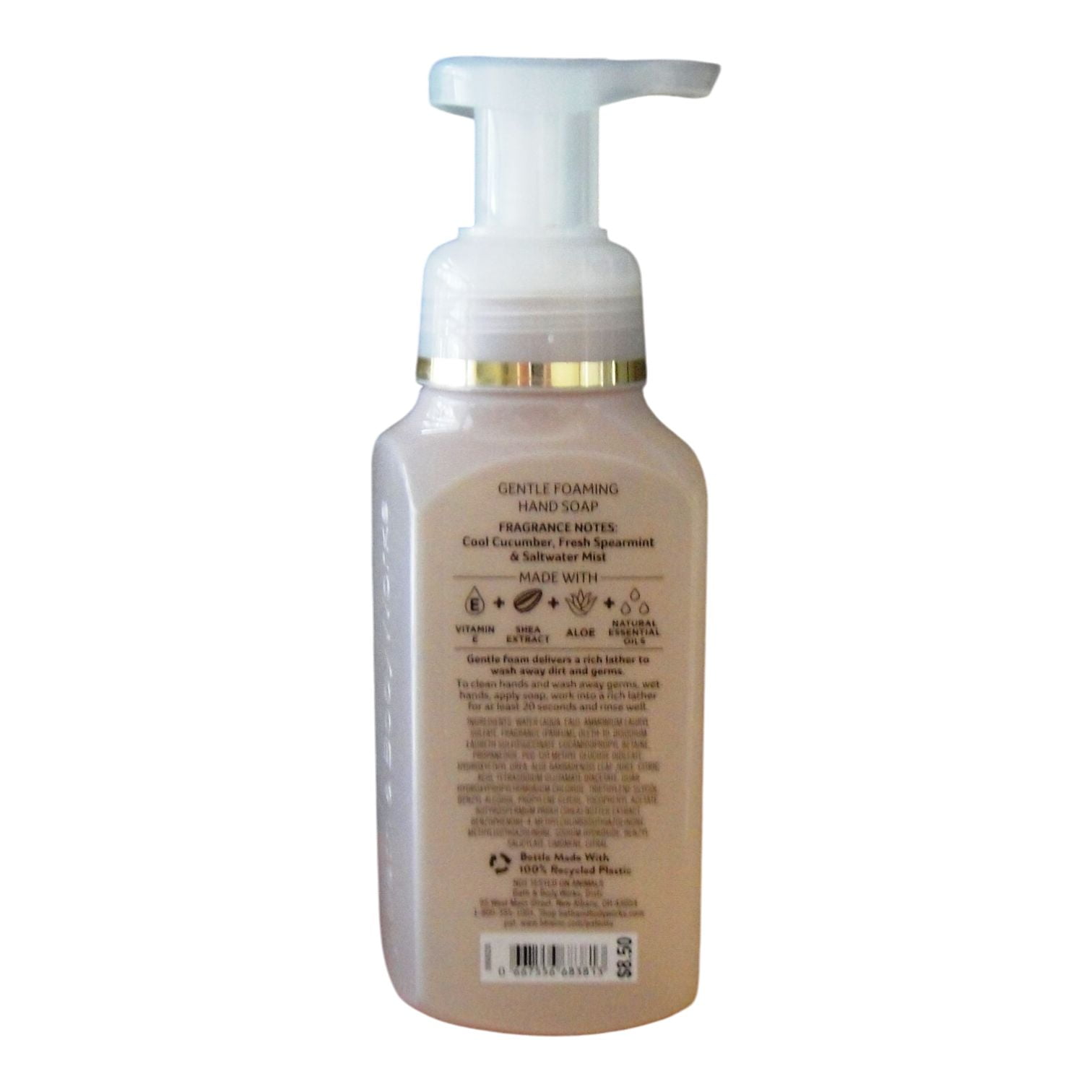 Bath and Body Works Cool Cucumber MIst Gentle Foaming Hand Soap