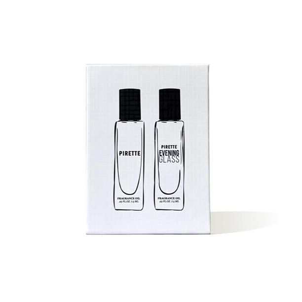 Set dúo de miniaceites aromáticos Perfume PIRETTE, en rollo, 15 ml, 2 unidades