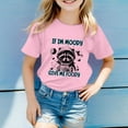 thumbnail image 2 of T-shirts pour Filles à Imprimé, T-Shirt à Manches Courtes pour Filles, Col Ras du Cou, Vêtements d'Été pour Fille, Vêtements pour Filles 6-7 Ans, Mode Fille, 2 of 4