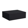 thumbnail image 2 of Wooden Nightstand Milano Floating Nightstand , End Table, Side Table Wall-Mounted with Drawer -Black -Bedroom,Modern Nightstand, 2 of 5