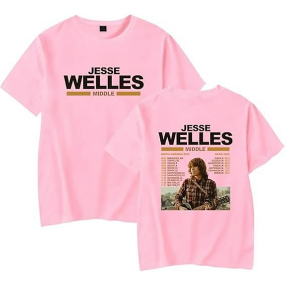 Jesse Welles Tour 2025 T-Shirt Women Men O-Neck Short Sleeve Summer Printed Fashion Casual Tops Tee