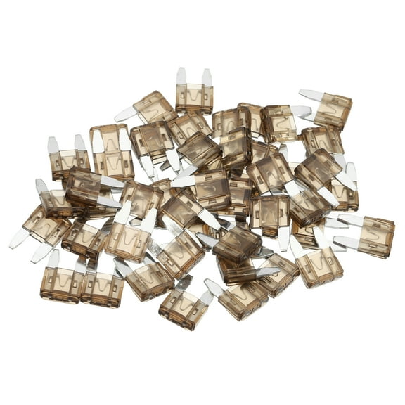 50 Pcs Mini 7.5AMP APM/ATM Universal Car Blade Style Fuses Short Circuit Protection for Car Boat Truck
