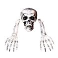 thumbnail image 1 of Decoración de calavera de esqueleto, 3 piezas creativas Decoración de Halloween Halloween gris enterrado Esqueleto de vida Calavera Jardín Patio Césped Decoraciones Sincero  Hogar, 1 of 7