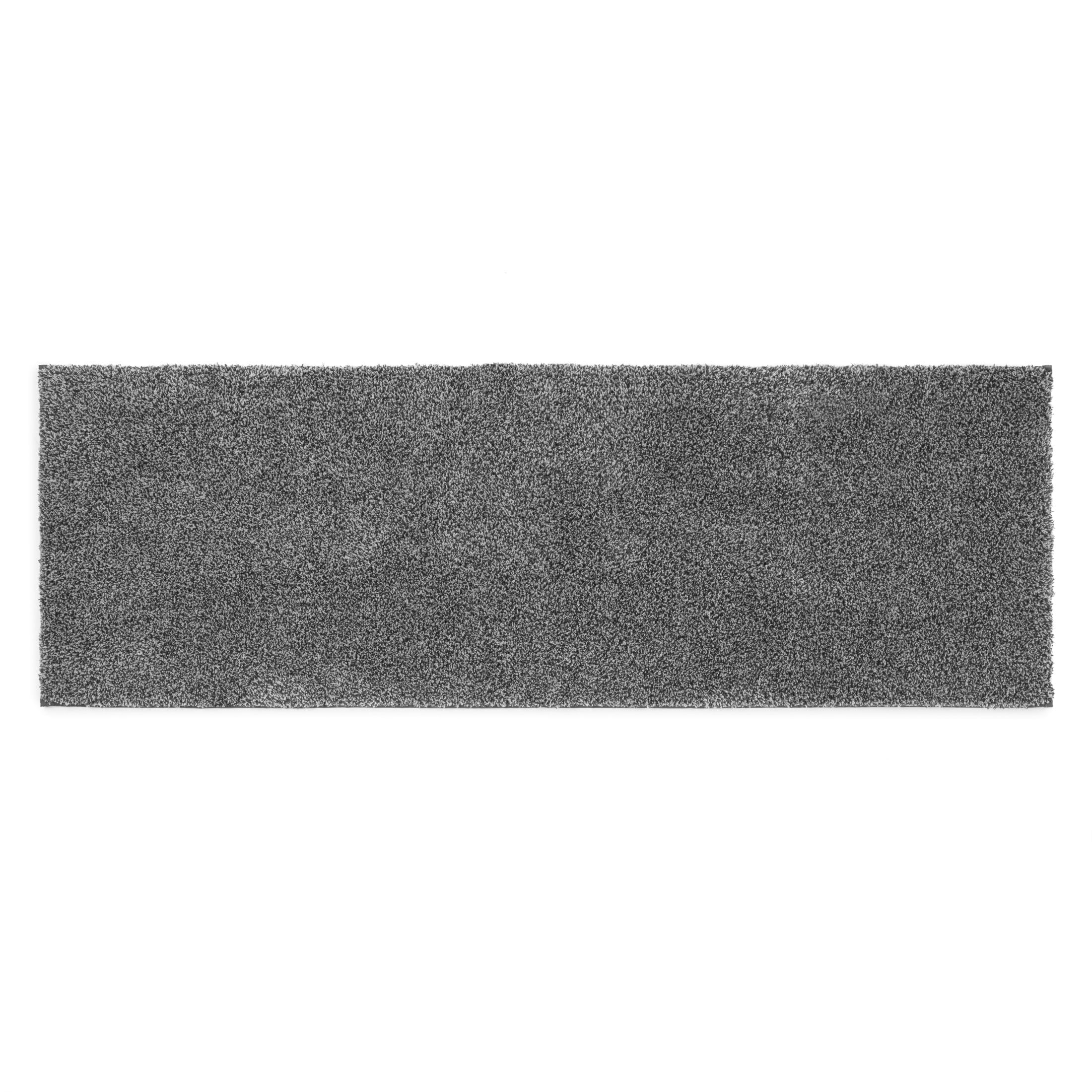 Better Homes & Gardens Ultra Soft Polyester Bath Runner Rug, 20 in x 60 in, Grey Shadow Heather