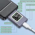 thumbnail image 3 of Yimiti Usb Power Tester Voltage Current Capacity Meter Power Meter Multimeter 4.5-50V,Black White Screen, 3 of 6
