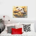 thumbnail image 4 of Lsque Cute Panda Sunflower Print Wall Art – Decorative Picture for Living Room, Bedroom, and Office (Horizontal), 4 of 6
