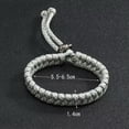 thumbnail image 4 of HOOUN Outdoor Survival Emergency Paracord Rope Bracelet For Men Buckle Adjustable-04, 4 of 4