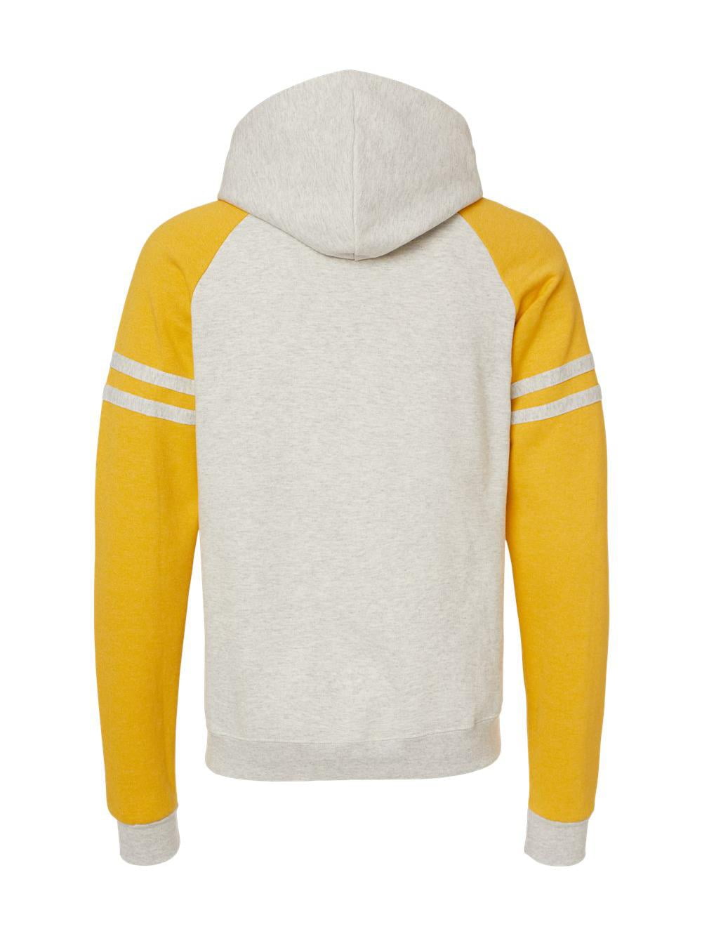 JERZEES Nublend Varsity Colorblocked Raglan Hooded Sweatshirt