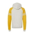 thumbnail image 2 of JERZEES Nublend Varsity Colorblocked Raglan Hooded Sweatshirt, 2 of 2