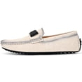 thumbnail image 3 of Big Size Men's Casual Loafers Slip On Leather Shoes Lightweight Driving Shoes Moccasins Classic Penny Loafer Flats Boat Shoes, 3 of 10