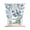 Indigo, Blue, White, variant on Blue Starfish Coastal Tie Up Curtains for Kitchen Windows,Adjustable Rod Pocket Valance 45 Inch Short, Nautical Summer Beach Shell Coral Window Treatment Balloon Roman Blind Shade, 42" x 45"