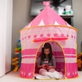 thumbnail image 3 of Tienda de campaña Toynk Pink Fantasy Castle Princess Kids 54 x 41 pulgadas, 3 of 7