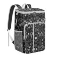 thumbnail image 1 of Gothic Solar and Astronomical Pattern Backpack Cooler – Leakproof Insulated Cooler Bag with Moon Phase and Star Map Design, 1 of 5