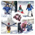thumbnail image 7 of Xecao Heart Plaid Print Beanie Hat Toddler Girls Boys, Baby Hats Winter Warm Knitted Thermal, Kids Winter Caps, 7 of 7