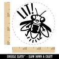 thumbnail image 2 of Lit Cute Firefly Insect Self-Inking Rubber Stamp Ink Stamper - Purple Ink - Small 3/4 Inch, 2 of 7