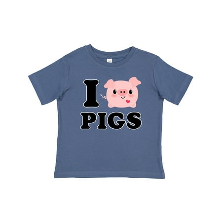 

Inktastic I Love Pigs Gift Baby Boy or Baby Girl T-Shirt