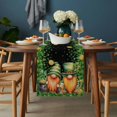 thumbnail image 2 of St. Patrick's Day Table Runner - 120 Inch Long, Kitchen Dining Table Runner Dresser Scarves, Green Lucky Shamrocks Harp Beer Black Farmhouse Decor for Coffee Tables Wedding Party Banquet, 2 of 8