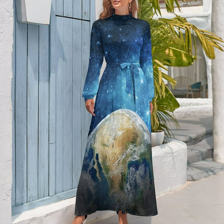 space themed formal dress Asymmetrical High-Low Satin Homecoming Dresses COCOMELODY CS0529, Fiery Red