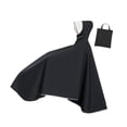 thumbnail image 4 of TTETTZ Bike Rain Poncho Hooded Cover Full Body Coat Black, 4 of 9