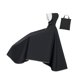 thumbnail image 4 of Poncho de lluvia para bicicletas, impermeable con capucha para hombres para mujeres, ropa de lluvia reutilizable, capa protectora para bicicletas de Negro, 4 of 8