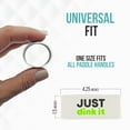 thumbnail image 3 of Palms-O-Aces Pickleball Paddle New Silicone Grip Bands - White 3B - 0.3 oz Assembled Weight, 3 of 8
