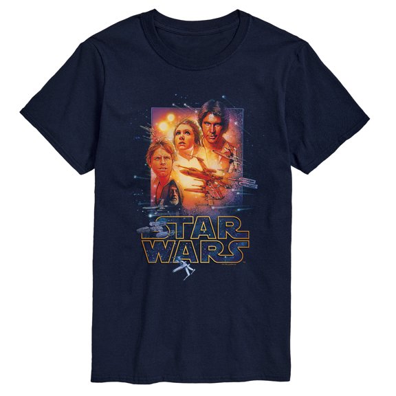 Star Wars - Rebel Poster - Men's Short Sleeve Graphic T-Shirt
