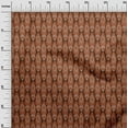thumbnail image 3 of oneOone Cotton Poplin Twill Brown Fabric Ikat Sewing Material Print Fabric By The Yard 56 Inch Wide, 3 of 4