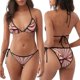 thumbnail image 3 of Disketp Retro Bow para Bañador de Dos Piezas para Mujer, Bikini Sexy Halter String, Conjunto de Bikini en Triángulo, 3 of 6