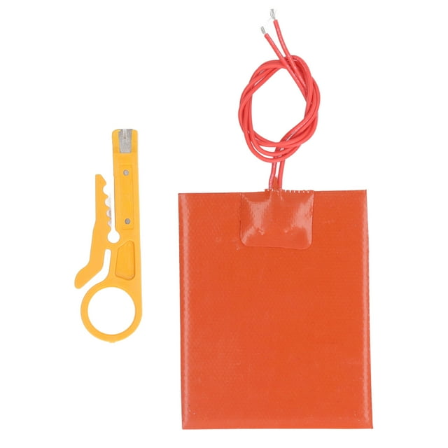 Electric Heating Mat, Portable 250 Degrees Celsius Maximum Working Temperature Silicone Rubber High Heat Transfer Efficiency Electric Heating Pad For Iatrical Products