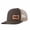 Army green and khaki, variant on FAITH Leather Patch Letter Embroidered Color Block Trucker Hat Unisex Adjustable Cotton Breathable Fashion Cap for Travel Daily Wear
