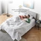 thumbnail image 2 of Base de Cama Nooz Prime Individual gris con Cabecera capitonada, 2 of 6