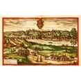 thumbnail image 2 of Hogenberg, Braun 14x10 White Modern Wood Framed Museum Art Print Titled - Grodno Poland, 2 of 4