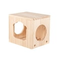 thumbnail image 1 of Casa para pájaros, caja de madera para hábitat de pájaros, casa para pájaros azules, casa para pájaros tipo jaula, caja de hábitat para pájaros al L, 1 of 8
