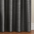 thumbnail image 5 of Better Homes and Gardens Strie Stripe Window Curtain Panel, 50" x 84", Gray Flannel, 5 of 5