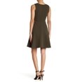 thumbnail image 4 of Romeo and Juliet Couture OLIVE Polka Dot Stud Fit & Flare Mini Dress M, 4 of 5
