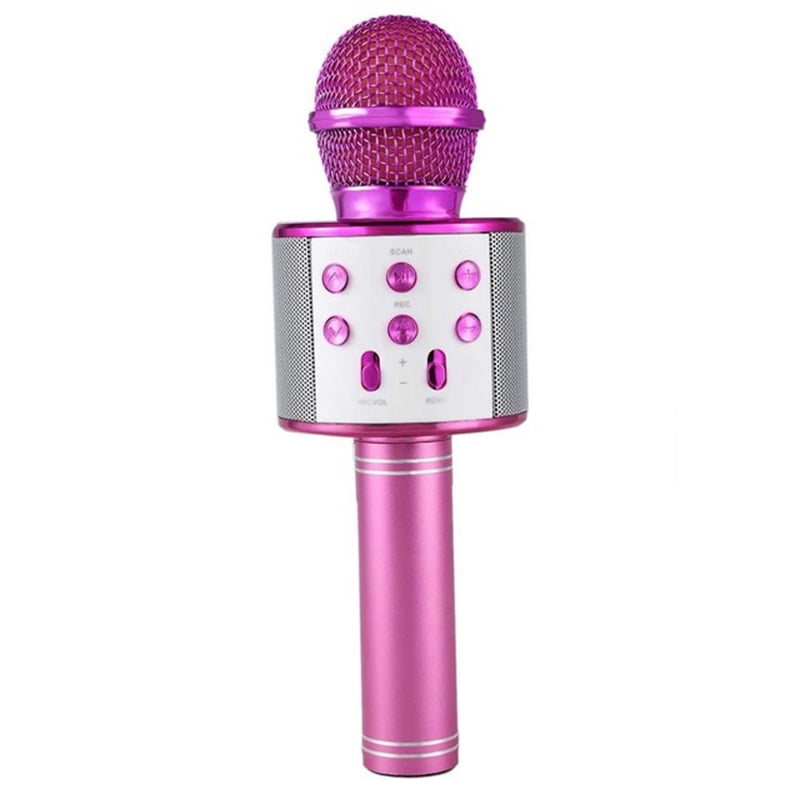 Bluetooth Wireless Microphone Handheld Karaoke Mic USB KTV Player 