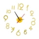 thumbnail image 1 of Reloj de pared Silencioso DIY Kit de Reloj perfecl Grande Moderno oro, 1 of 7