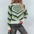 thumbnail image 1 of Puntoco suéter moda mujer manga larga cuello redondo Color a juego tops sueltos blusa suéter de punto liquidación de Navidad Puntoco Puntoco-2426, 1 of 9